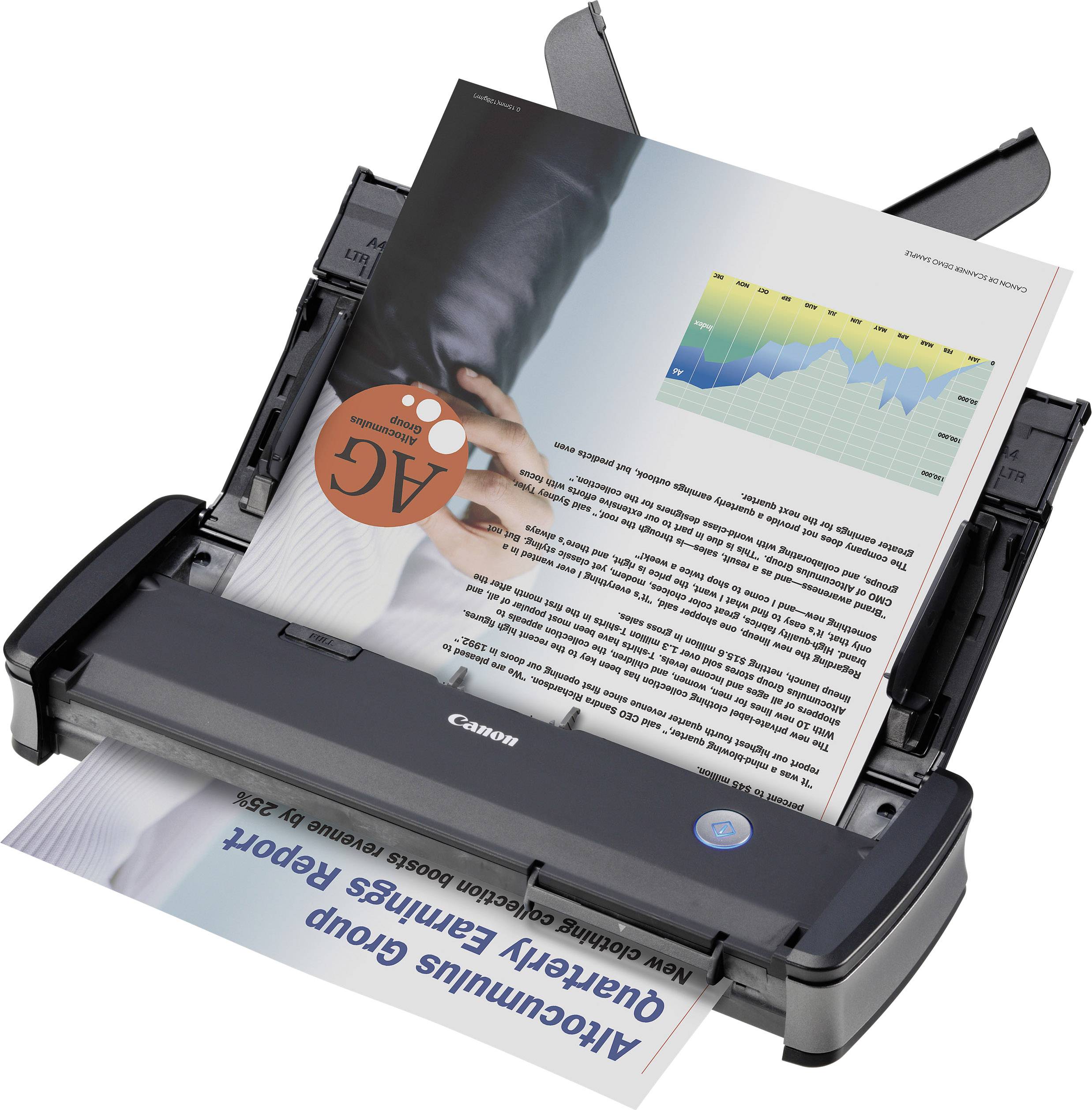 Canon imageFORMULA P-215II Scanner portatile per documenti fronte e retro A4 600 x 600 dpi 15 Pagine/Min, 30 Immagini/mi-0
