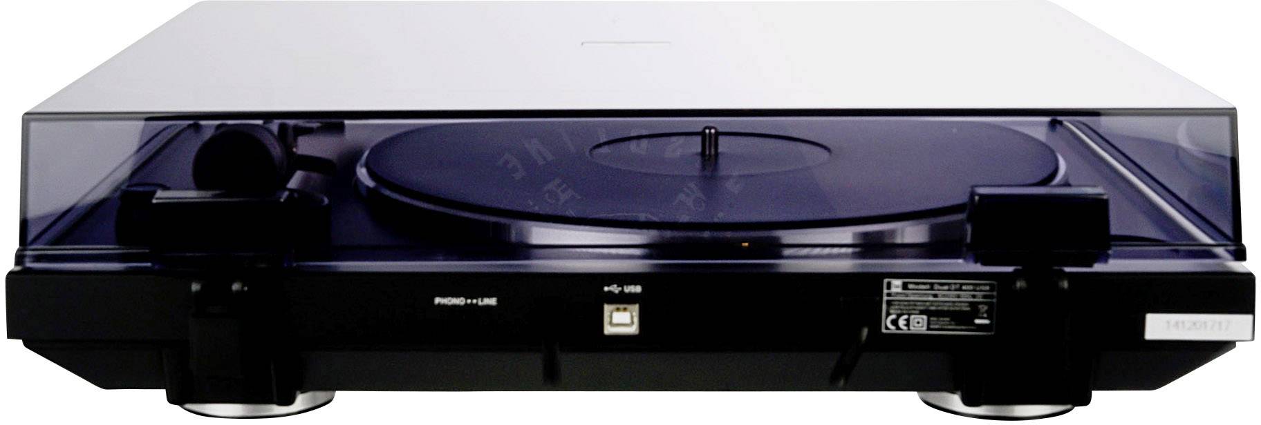 Dual DT 400 USB Giradischi USB Trasmissione a cinghia Nero-5
