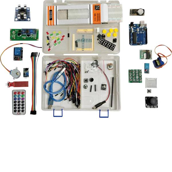Kit e schede microcontroller MCU - Allnet Starter kit Starter Kit UNO R.3 SET ATMega328 Adatto per (scheda): Arduino - Kit e schede microcontroller MCU - Allnet Starter kit Starter Kit UNO R.3 SET ATMega328 Adatto per (scheda): Arduino -