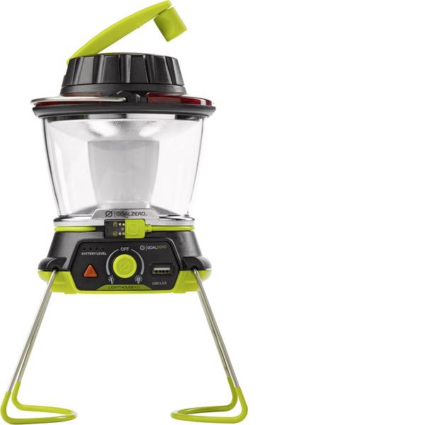 Lampade per campeggio, outdoor e per immersioni - LED Lanterna da campeggio Goal Zero Lighthouse 400 400 lm a batteria ricaricabile, a dinamo 498 g Nero Giallo 32004 - Lampade per campeggio, outdoor e per immersioni - LED Lanterna da campeggio Goal Zero Lighthouse 400 400 lm a batteria ricaricabile, a dinamo 498 g Nero Giallo 32004 -