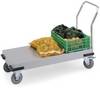 HUPFER 01.6257.8 Carrello con pianale con fermo Acciaio inox antiruggine Capacità di carico (max.): 600 kg