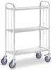 ROLLCART 26877-GY Carello ufficio Acciaio verniciato a polvere Capacità di carico (max.): 150 kg