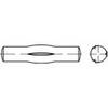 TOOLCRAFT 136422 Spina con intaglio centrale (Ø x L) 1.5 mm x 8 mm Acciaio 250 pz.