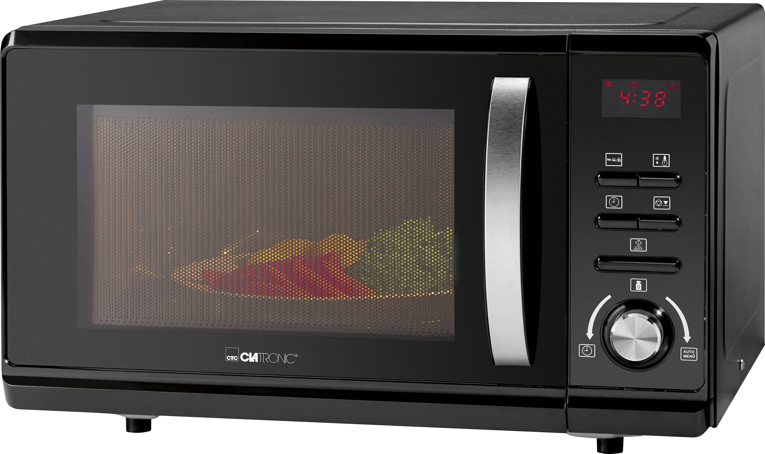 Forno Microonde Severin MW 7751 - 2 In 1 Con Grill 800W, Piatto Girevole 24.5 Cm, Acciaio Inox