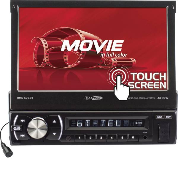 Autoradio e Monitor multimediali - Caliber Audio Technology RMD-575BT Moniceiver Collegamento per controllo remoto da volante, Telecomando incl., Vivavoce - Autoradio e Monitor multimediali - Caliber Audio Technology RMD-575BT Moniceiver Collegamento per controllo remoto da volante, Telecomando incl., Vivavoce -