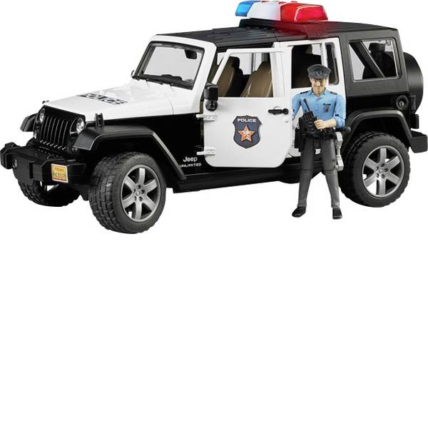 Veicoli senza telecomando - Bruder Jeep Wrangler Unlimited Rubicon Polizei - Veicoli senza telecomando - Bruder Jeep Wrangler Unlimited Rubicon Polizei -
