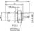 Disegno tecnico di un connettore con dimensioni: larghezza totale 29,8 mm, max. 3,2 mm, chiave 12,7 mm, filettatura 3/8-24 UNF.