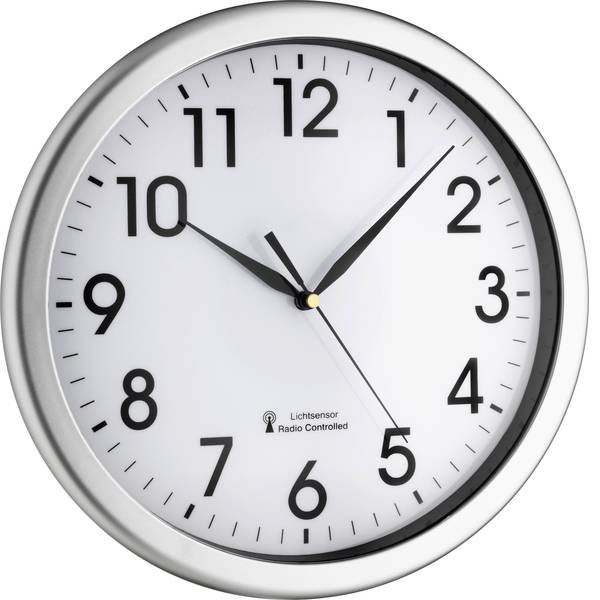 Orologi da parete - TFA 60.3519.02 Radiocontrollato Orologio da parete 30.8 cm x 4.3 cm Argento - Orologi da parete - TFA 60.3519.02 Radiocontrollato Orologio da parete 30.8 cm x 4.3 cm Argento -