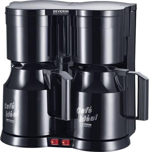 Macchine dal caffè con filtro - Severin KA 5828 Duo Macchina per il caffè Nero Capacità tazze=8 Isolato - Macchine dal caffè con filtro - Severin KA 5828 Duo Macchina per il caffè Nero Capacità tazze=8 Isolato -