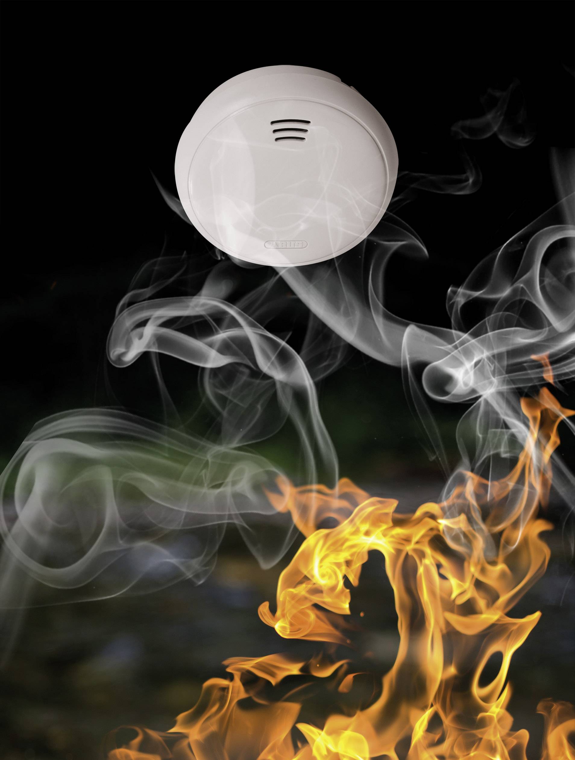 SEBSON 2x Rilevatore Di Fumo Da 10 Anni Incl. Supporto Magnetico