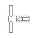 Un diagramma tecnico mostra un raccordo a T per tubi. La sezione trasversale del tubo orizzontale ne mostra la struttura interna.