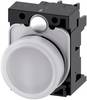 Siemens 3SU1106-6AA60-1AA0 Spia luminosa piatto Bianco 230 V/AC 1 pz.