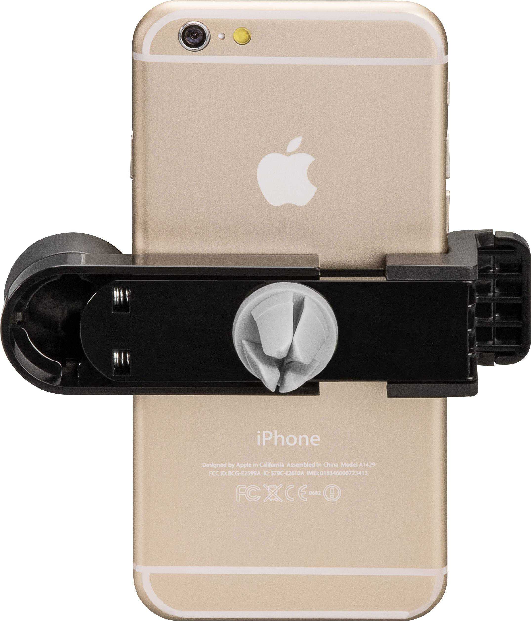 Goobay 47139 Griglia di ventilazione Supporto cellulare per auto ruotabile a 360° 51 - 90 mm-3