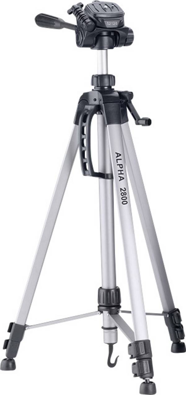 Cullmann Alpha 2800 Treppiede 1/4 pollice Altezza operativa=67.5 - 184.5 cm Alluminio incl. custodia, Testa a sfera, Testa 3D