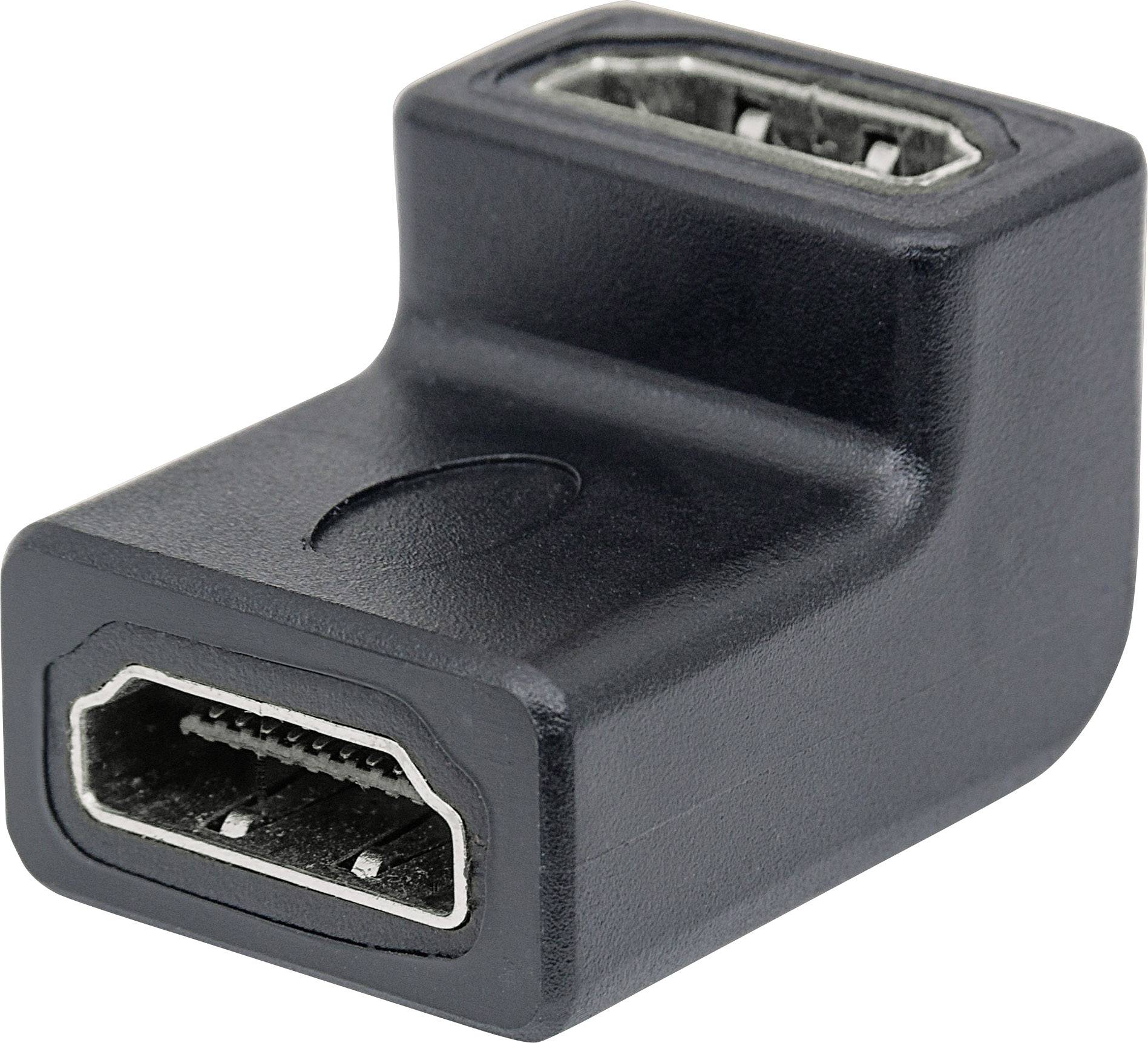 Manhattan 353472 HDMI Adattatore [1x Presa HDMI - 1x Presa HDMI] Nero contatti connettore dorati