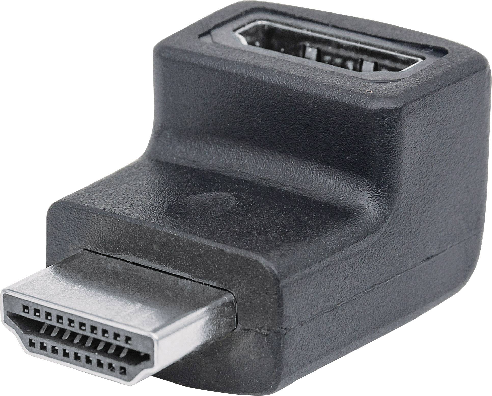 Adattatore HDMI Maschio/Femmina 90° verso il basso