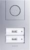 m-e modern-electronics VISTUS AD ALU 420 Vistus Citofono Cablato Unità esterna Casa Bifamiliare Argento, Bianco