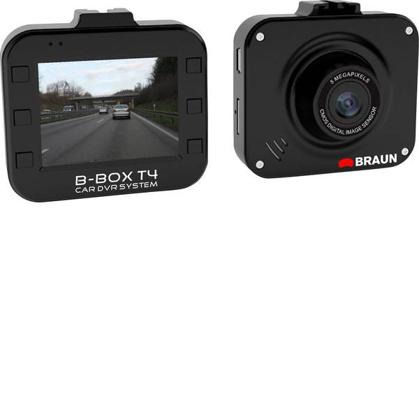 Dashcam - Braun Germany B-Box T4 Dashcam Max. angolo di visuale orizzontale=120 ° 12 V Batteria ricaricabile, Display, Microfono - Dashcam - Braun Germany B-Box T4 Dashcam Max. angolo di visuale orizzontale=120 ° 12 V Batteria ricaricabile, Display, Microfono -