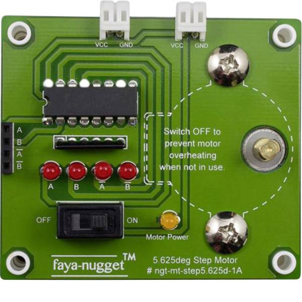 Moduli e schede Breakout per schede di sviluppo - Fayalab Nugget Faya Stepper Motor ATMega328 Adatto per (scheda): Arduino UNO, Arduino - Moduli e schede Breakout per schede di sviluppo - Fayalab Nugget Faya Stepper Motor ATMega328 Adatto per (scheda): Arduino UNO, Arduino -