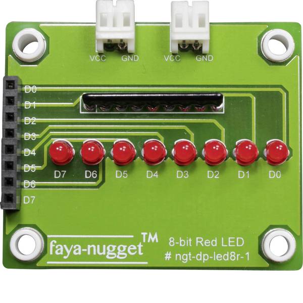 Moduli e schede Breakout per schede di sviluppo - Fayalab Nugget Faya LED-Modul 801-NU0004 Adatto per (scheda): Arduino, Fayaduino - Moduli e schede Breakout per schede di sviluppo - Fayalab Nugget Faya LED-Modul 801-NU0004 Adatto per (scheda): Arduino, Fayaduino -