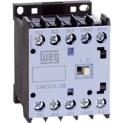 WEG CWC012-01-30D24 Contattore  3 NA 5.5 kW 230 V/AC 12 A con contatto ausiliario   1 pz.