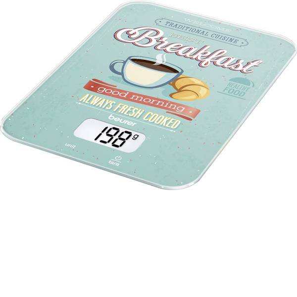 Bilance da cucina - Beurer KS-19 Breakfast Bilancia da cucina digitale digitale Portata max.=5 kg Menta, Colorato - Bilance da cucina - Beurer KS-19 Breakfast Bilancia da cucina digitale digitale Portata max.=5 kg Menta, Colorato -