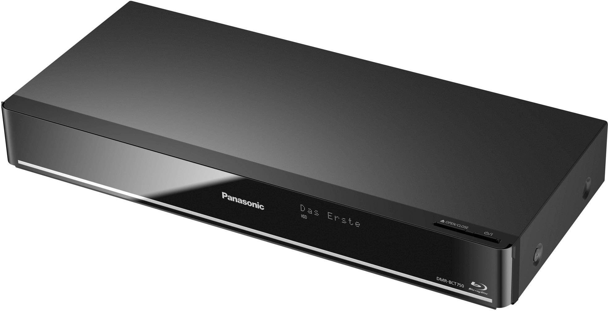 Panasonic DMRBCT950 Lettore Bluray 2 TB HD DVBC Tuner, WLAN Nero