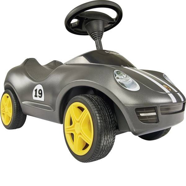 Auto a spinta - BIG Baby Porsche argento con strisce da corsa - Auto a spinta - BIG Baby Porsche argento con strisce da corsa -