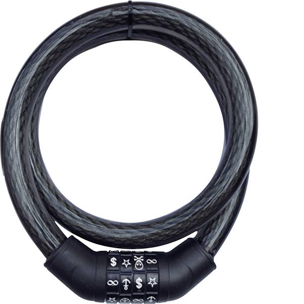 Lucchetti da bicicletta - Security Plus SPS 100 Lucchetto a cavo Nero Lucchetto con codice a simboli - Lucchetti da bicicletta - Security Plus SPS 100 Lucchetto a cavo Nero Lucchetto con codice a simboli -