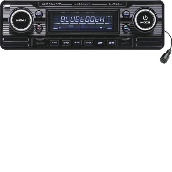 Autoradio e Monitor multimediali - Caliber Audio Technology RCD-120BT/B Autoradio Design retrò, Vivavoce Bluetooth® - Autoradio e Monitor multimediali - Caliber Audio Technology RCD-120BT/B Autoradio Design retrò, Vivavoce Bluetooth® -