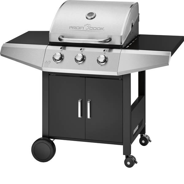 Grill - Profi Cook PC-GG 1057 B Carrello griglia Griglia a gas Nero - Argento - Grill - Profi Cook PC-GG 1057 B Carrello griglia Griglia a gas Nero - Argento -