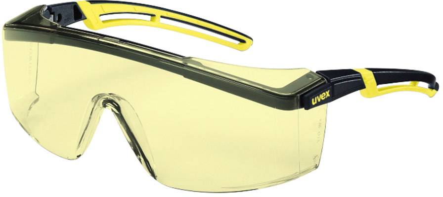 uvex astrospec 2.0 9164220 Occhiali di protezione incl. Protezione raggi UV Nero, Giallo