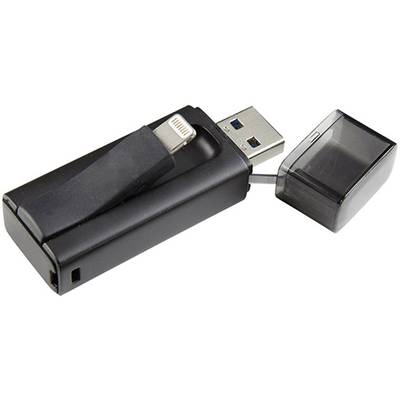 Intenso iMobile Line Memoria ausiliaria USB per Smartphone e Tablet Nero 64 GB USB 3.2 Gen 1 (USB 3.0), Apple Lightning