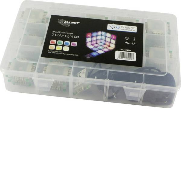 Kit esperimenti e pacchetti di apprendimento - Kit per esperimenti Brick´R´Knowledge 7 Color Light Set 124344 - Kit esperimenti e pacchetti di apprendimento - Kit per esperimenti Brick´R´Knowledge 7 Color Light Set 124344 -