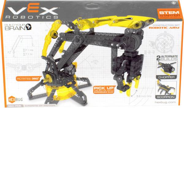Kit esperimenti e pacchetti di apprendimento - Kit da costruire VEX Roboterarm 406-4202 da 8 anni - Kit esperimenti e pacchetti di apprendimento - Kit da costruire VEX Roboterarm 406-4202 da 8 anni -