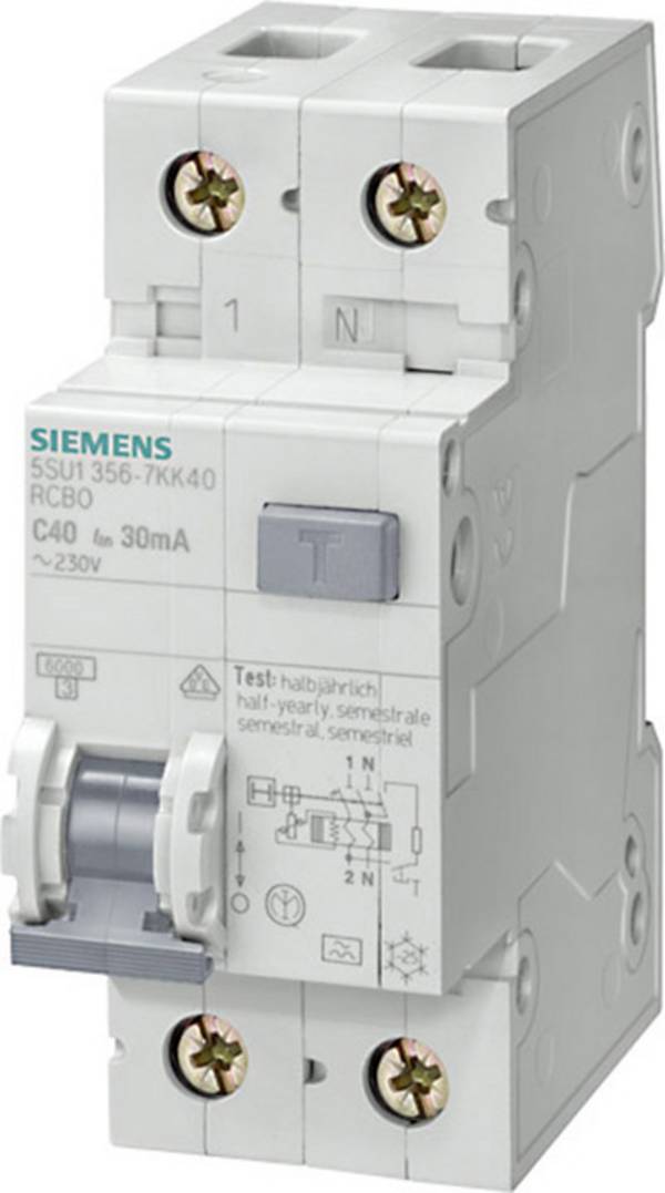 Siemens 5SU16567KK32 Magnetotermico e differenziale    2 poli 32 A 0.3 A 230 V