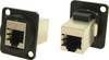 Adattatore da pannello FTP RJ45 Cat5e Adattatore incasso CP30220SMB CP30220SMB Cliff Contenuto: 1 pz.