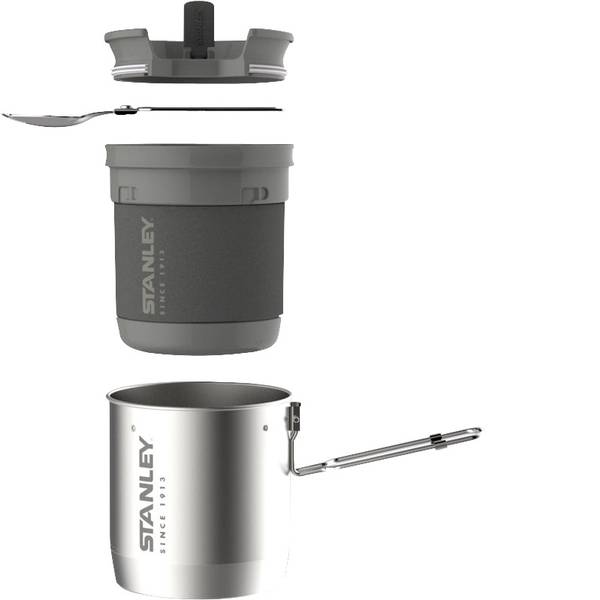 Stoviglie da campeggio - Pentola da campeggio Stanley Mountain 710 ml 1 pz. 10-01856-001 Acciaio inox - Stoviglie da campeggio - Pentola da campeggio Stanley Mountain 710 ml 1 pz. 10-01856-001 Acciaio inox -