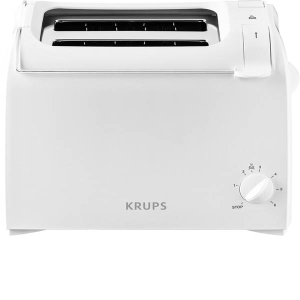 Tostapane - Krups KH1511 Tostapane Con griglia scaldabriosche integrata Bianco - Tostapane - Krups KH1511 Tostapane Con griglia scaldabriosche integrata Bianco -