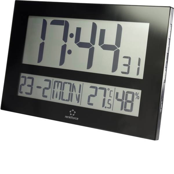Orologi da parete - Renkforce C8461 Radiocontrollato Orologio da parete 430 mm x 288 mm x 32 mm Nero - Orologi da parete - Renkforce C8461 Radiocontrollato Orologio da parete 430 mm x 288 mm x 32 mm Nero -