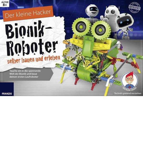 Kit esperimenti e pacchetti di apprendimento - Franzis Verlag 65326 Bionik-Roboter selber bauen und erleben Scatola per esperimenti - Kit esperimenti e pacchetti di apprendimento - Franzis Verlag 65326 Bionik-Roboter selber bauen und erleben Scatola per esperimenti -