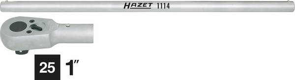 Hazet 1116/2 1116/2 Testa a cricchetto 1" (25 mm) 824 mm