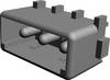 Morsettiera per CS TE Connectivity MATE-N-LOK Totale poli 3 Passo: 5.08 mm 350210-1 1 pz.