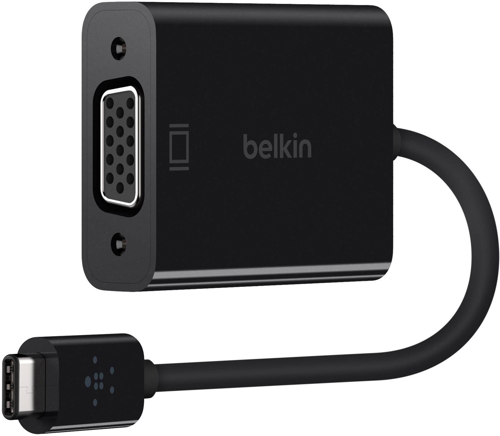 Belkin F2CU037btBLK USB / VGA Adattatore [1x spina USB-C® - 1x Presa VGA] Nero 15.00 cm-0