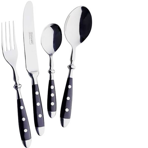 Stoviglie, posate e bicchieri - Kit di posate Esmeyer 24 pezzi Nostalgie, nero - Stoviglie, posate e bicchieri - Kit di posate Esmeyer 24 pezzi Nostalgie, nero -