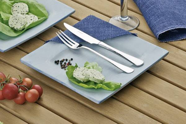 Esmeyer Pizzabesteck/Steakbesteck "SYLVIA", 12-teilig poliert, bestehend aus je 6 Steakgabeln und Steakmessern (156-256)-5