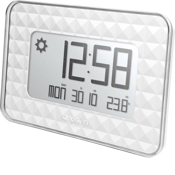 Orologi da parete - Oregon Scientific JW 208 silver Radiocontrollato Orologio da parete 30 mm x 246 mm x 173 mm Bianco - Orologi da parete - Oregon Scientific JW 208 silver Radiocontrollato Orologio da parete 30 mm x 246 mm x 173 mm Bianco -