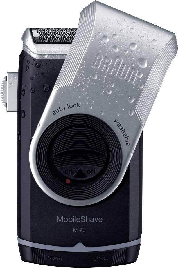 Braun MobileShave M90 649946 Rasoio elettrico a lamine Nero