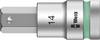 Wera 8740 C HF 05003827001 Brugola interna Inserto giravite a bussola MagicSpring® 14 mm 1/2" 14 mm 1/2" (12.5 mm)