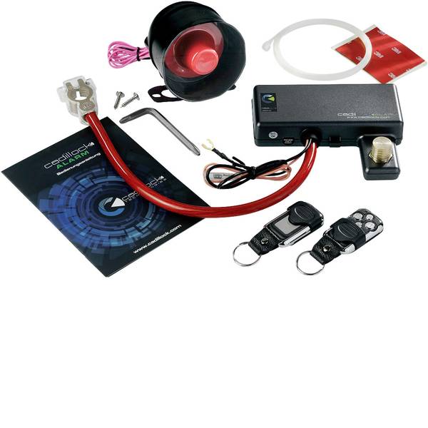 Impianti di allarme e antifurto per auto - Cadillock Alarm Plus Sistema antifurto per auto Incl. telecomando , Sensore di vibrazione, immobilizzatore 12 V - Impianti di allarme e antifurto per auto - Cadillock Alarm Plus Sistema antifurto per auto Incl. telecomando , Sensore di vibrazione, immobilizzatore 12 V -
